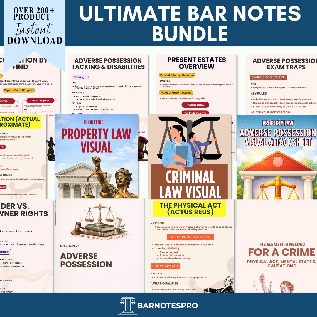 Ultimate Bar Notes Bundle